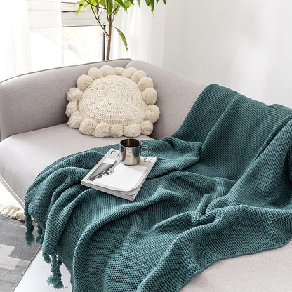 Knitted Leisure Decorative Blanket