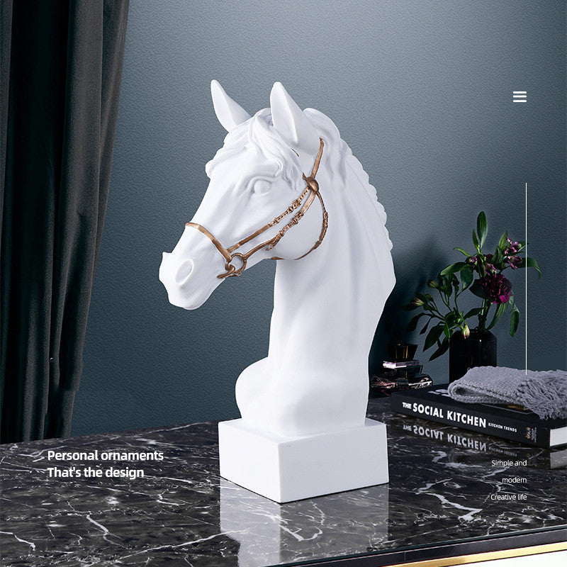 Nordic Style Creative Art Horse Sculpture