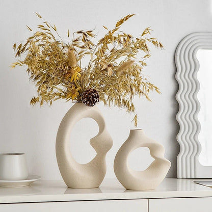 Nordic Luxury Ceramic Vase Decoration