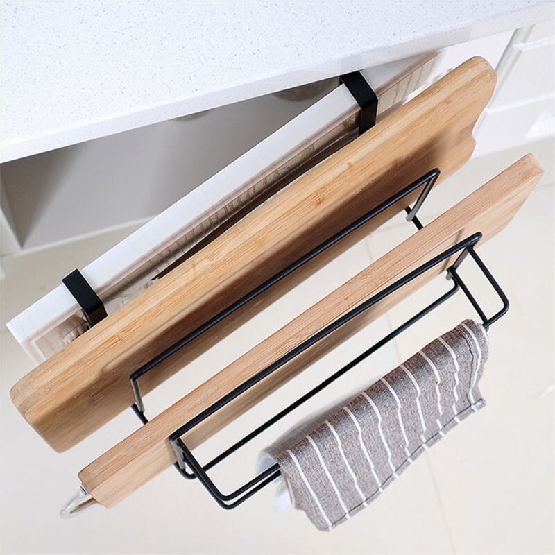 Kitchen Double Layer Towel Rack