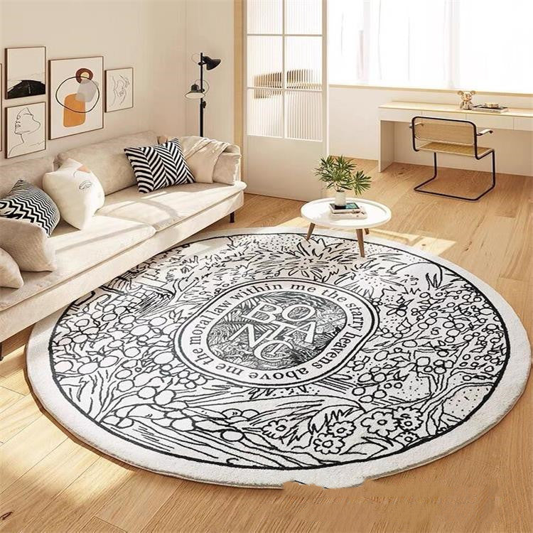 Living Room Large Round Rug