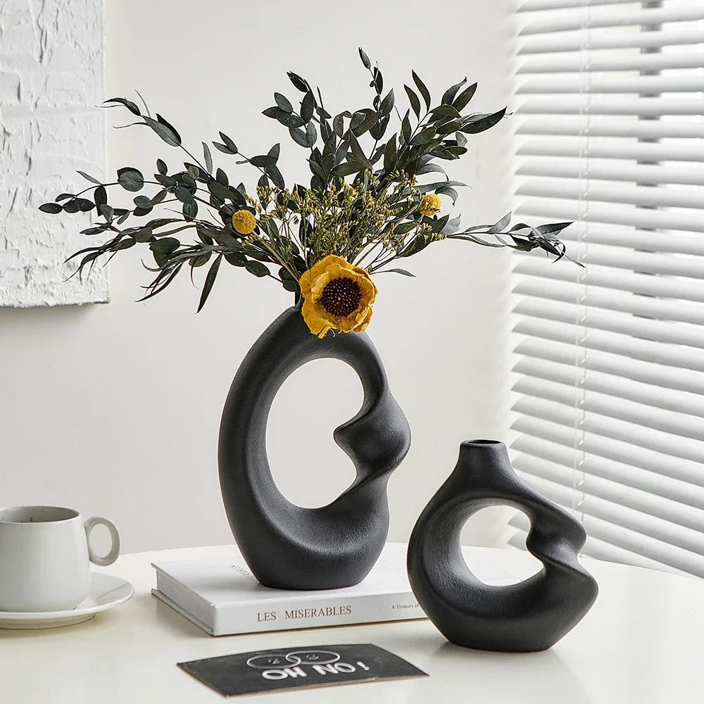 Nordic Luxury Ceramic Vase Decoration